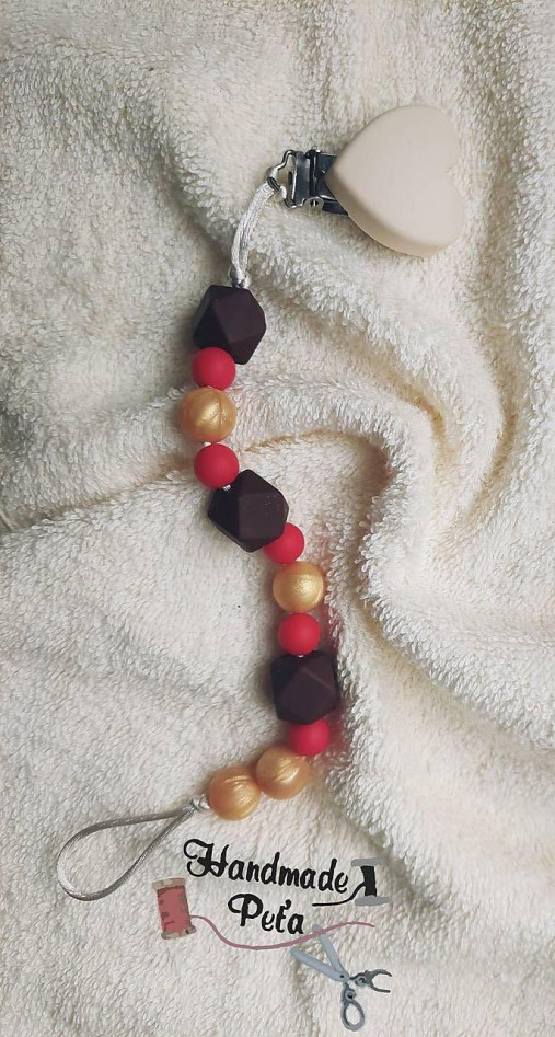 Detské doplnky - Šnúrka na cumlík - 17946204_