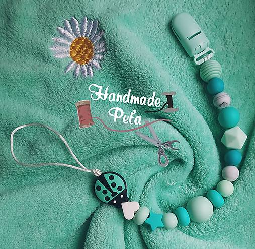 Detské doplnky - Šnúrka na cumlík  LIENKA - 17946816_