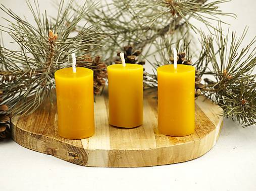 Včelí valec – Sviečka z včelieho vosku (Včelí valec 1 kus)