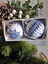 Dekorácie - Vianočné gule maľované horúcim voskom - 17946378_