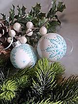 Dekorácie - Vianočné gule maľované horúcim voskom - 17947089_