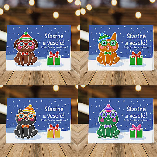 Papiernictvo - Factcheckers cartoon vianočná pohľadnica personalizovaná - 17948944_