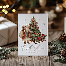 Papiernictvo - Otváracia vianočná pohľadnica Šťastné a veselé 2 - 17951372_