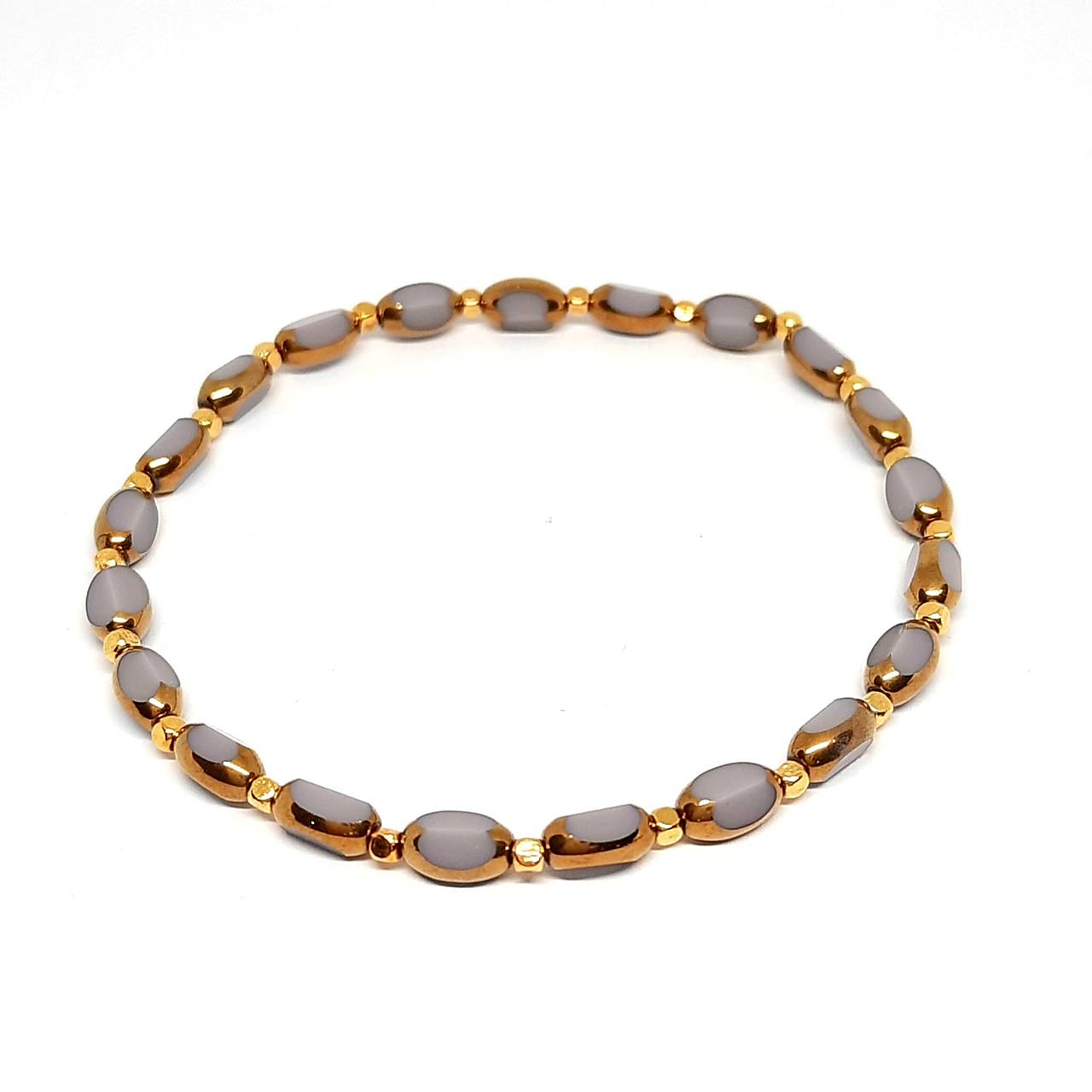 Náramok  (lila/zlatá)