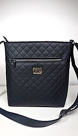 Kabelky - abelka AMÉLIA čierna prešívaná - 17949318_