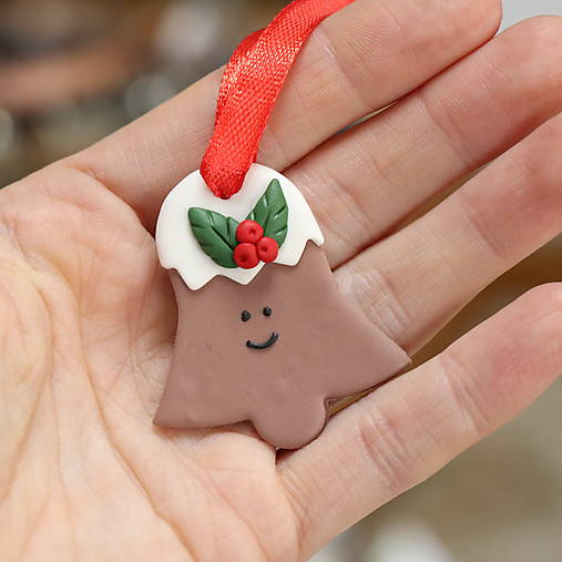 Vianočné ozdoby z polymérovej hmoty - Perníky