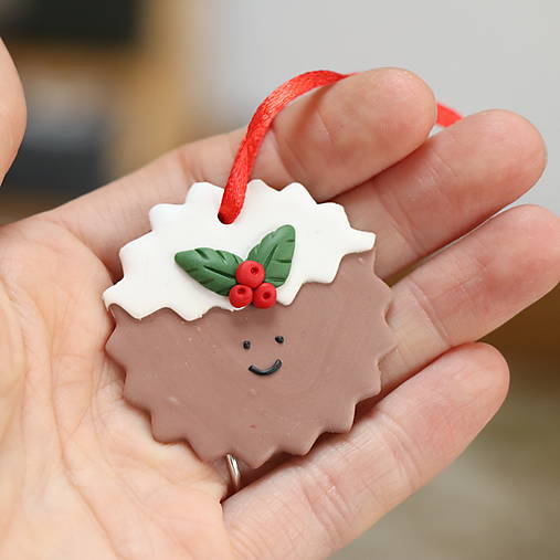 Vianočné ozdoby z polymérovej hmoty - Perníky