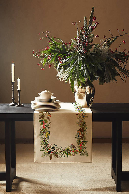 Úžitkový textil - Slávnostná štóla vtáčiky / dizajn no. 04 - 17949982_