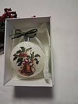 Dekorácie - Vianočná guľa  v darčekovom balení - 17949377_