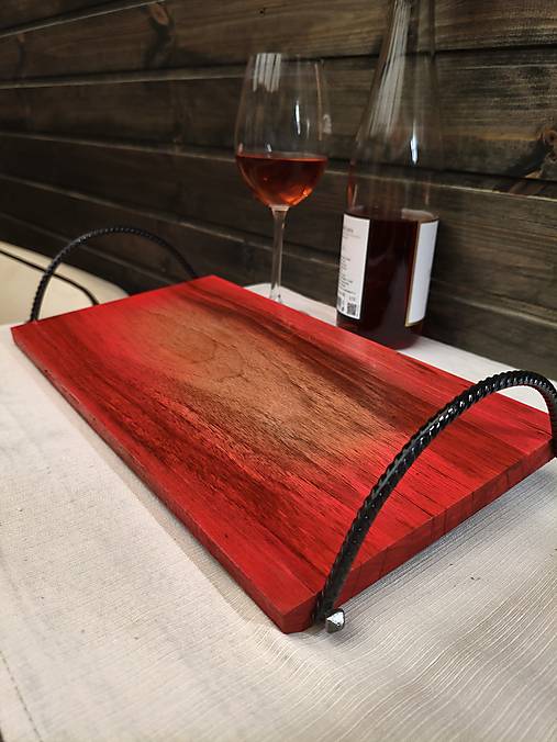 Servírovací podnos "ružový sen"