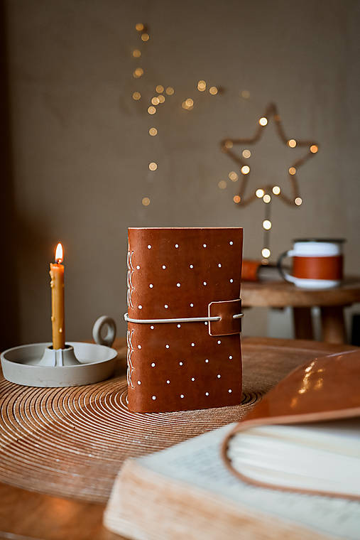 Kožený zápisník - Izolda