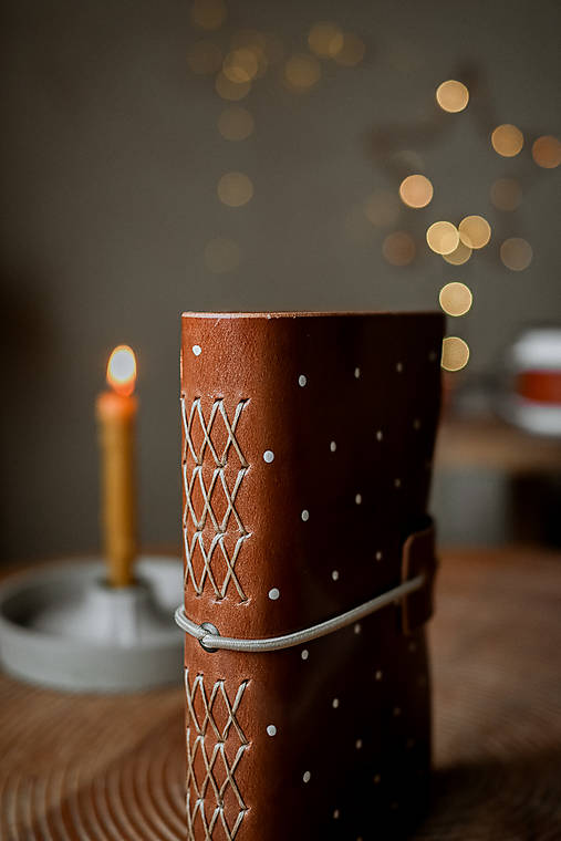 Kožený zápisník - Izolda