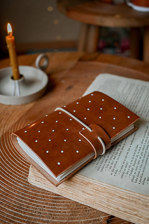 Kožený zápisník - Izolda