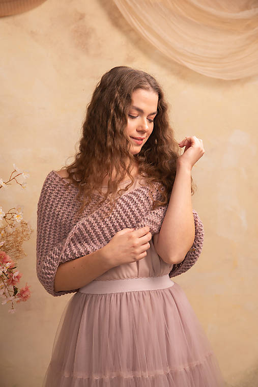 hrubší pléd „Rose Whisper“