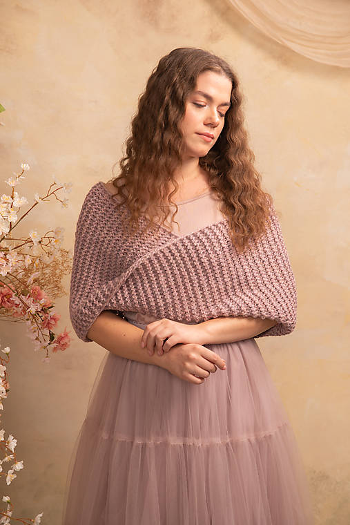 hrubší pléd „Rose Whisper“