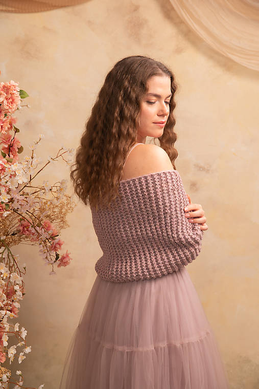 hrubší pléd „Rose Whisper“