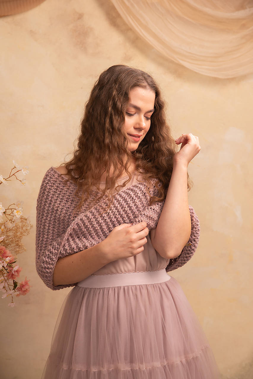 hrubší pléd „Rose Whisper“