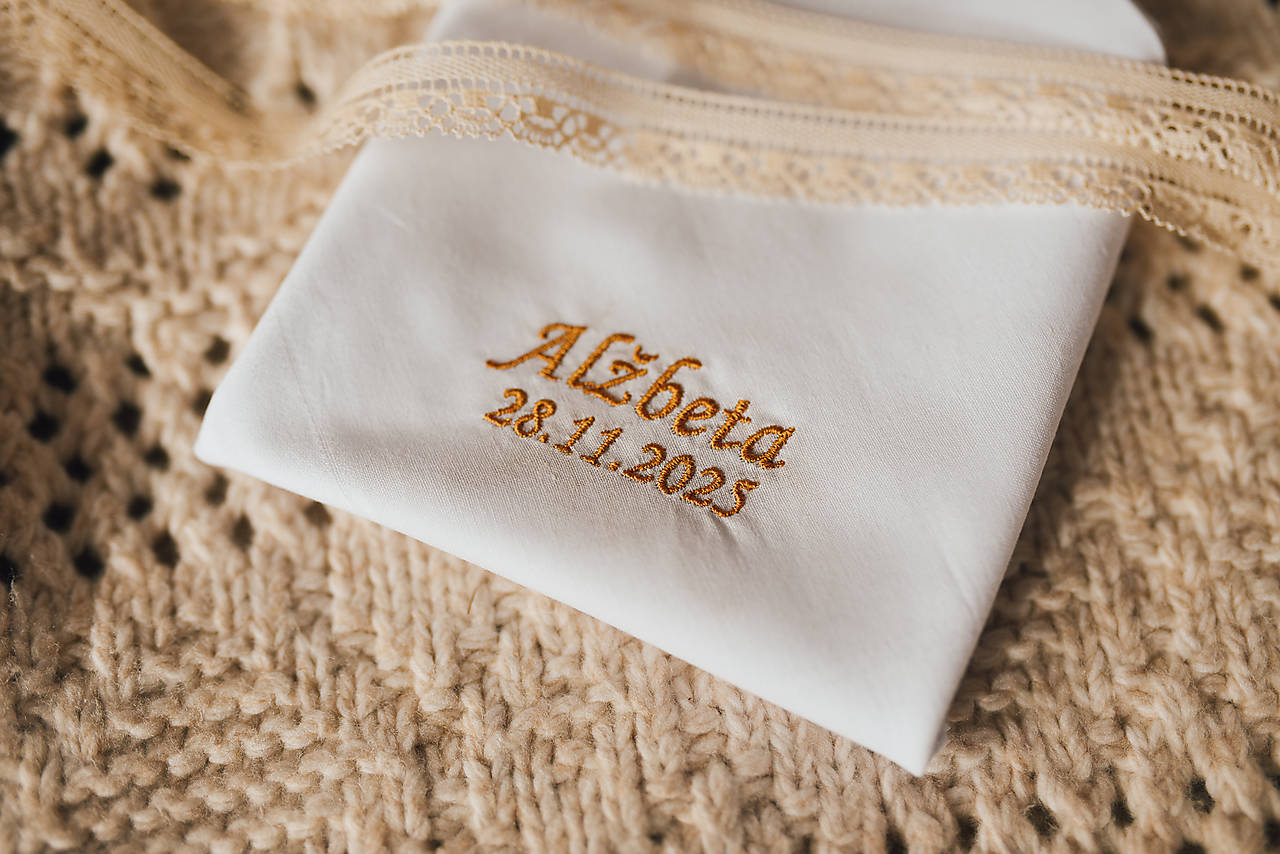 Pánska vreckovka s menom