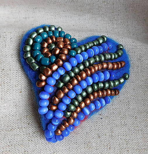 Brošne - brošňa ľadové srdce - totálny výpredaj všetkého! - 17952438_