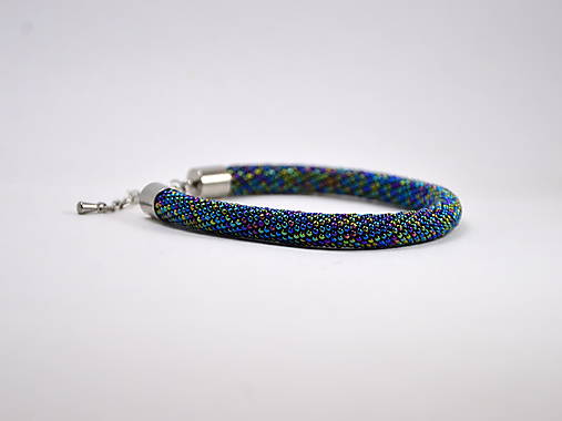 Náramky - Náramok Blue Iris - 17954921_