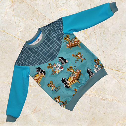 Detské oblečenie - Mikinka krtko pečie - 17953720_