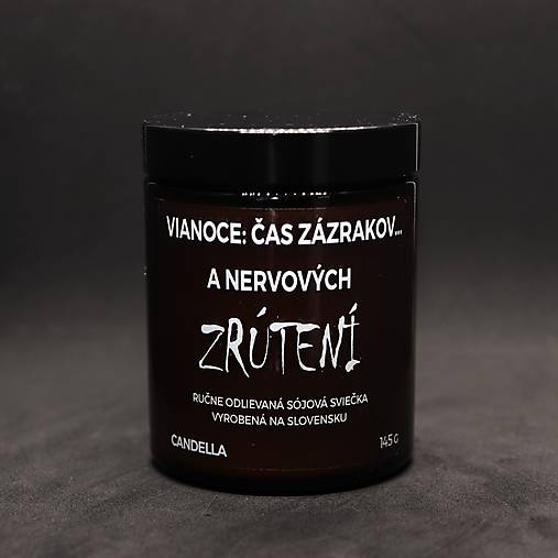 VIANOCE: ČAS ZÁZRAKOV A NERVOVÝCH ZRÚTENÍ sójová sviečka