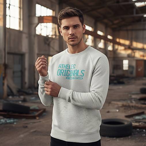 Pánske oblečenie - ATHELEG ORIGINALS BY MS Sweatshirt - 17954035_