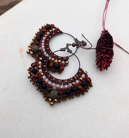 Náušnice - Vejár II. - 17953518_