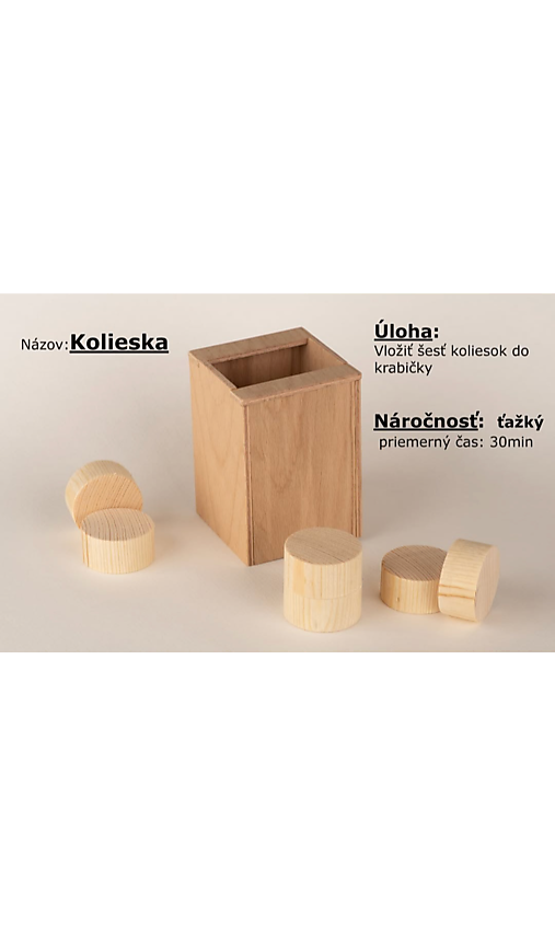 Iné - Hlavolam Kolieska - 17952976_