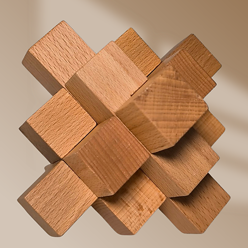 Hračky - drevený Hlavolam - 17954491_