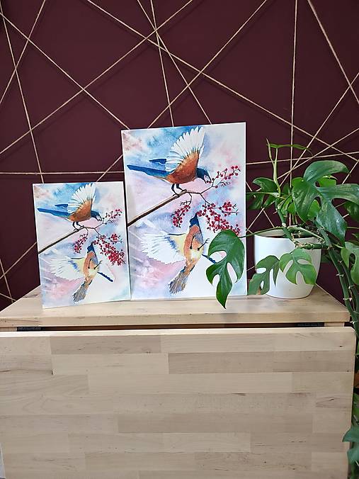 Obrazy - Art Print - Zimná žatva - 17953891_