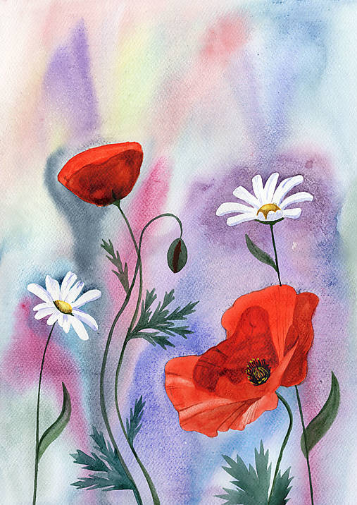 Obrazy - Art Print - Jarná lúka - 17954196_