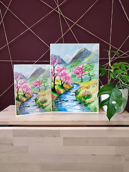 Obrazy - Art Print - Šepot jari - 17954268_