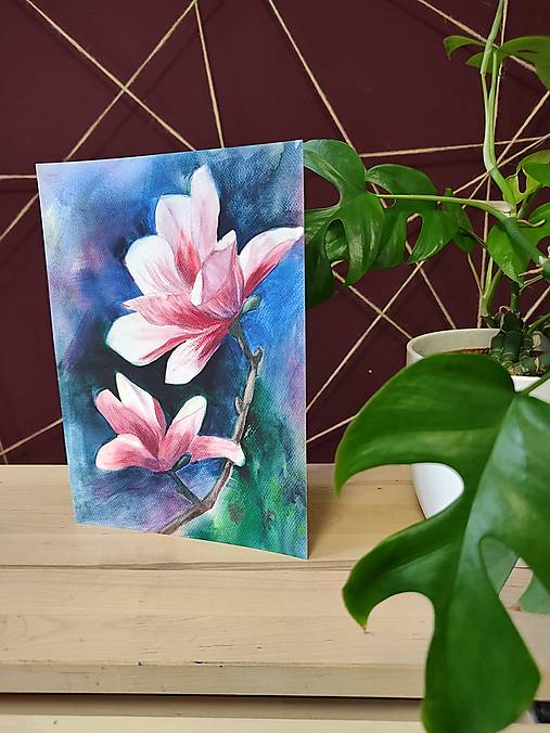 Obrazy - Art Print - Magnólia - 17955260_