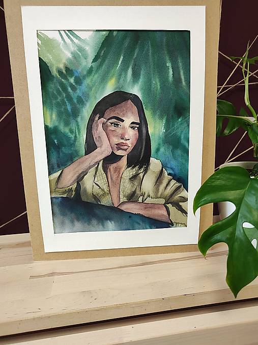 Obrazy - Originálna akvarelová maľba - Divoká krása - 17955280_