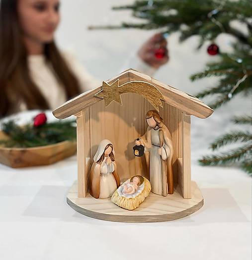 Dekorácie - Betlehem s kométou - 17954287_