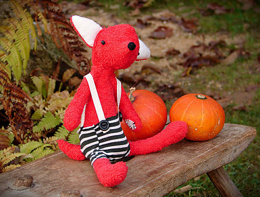 Hračky - "Pupo" v pásikavých gaťuškách - 17955725_