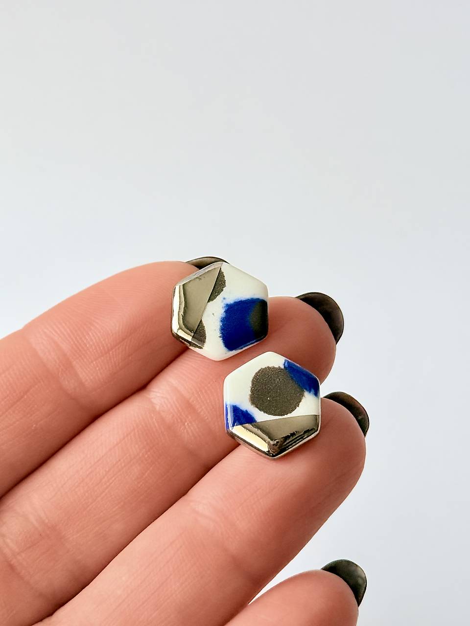 Porcelánové náušnice