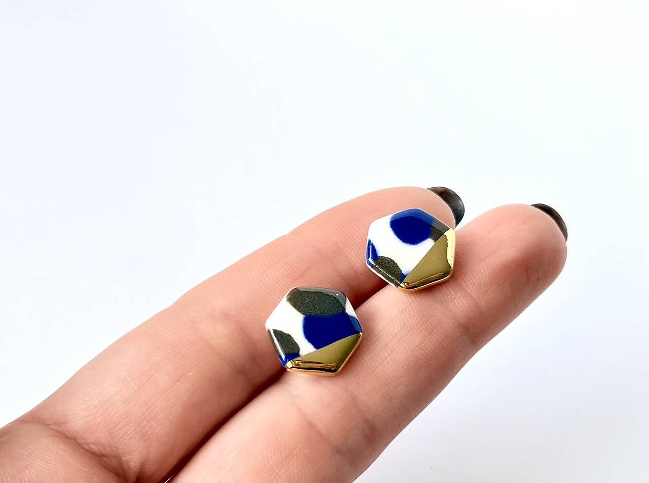 Porcelánové náušnice