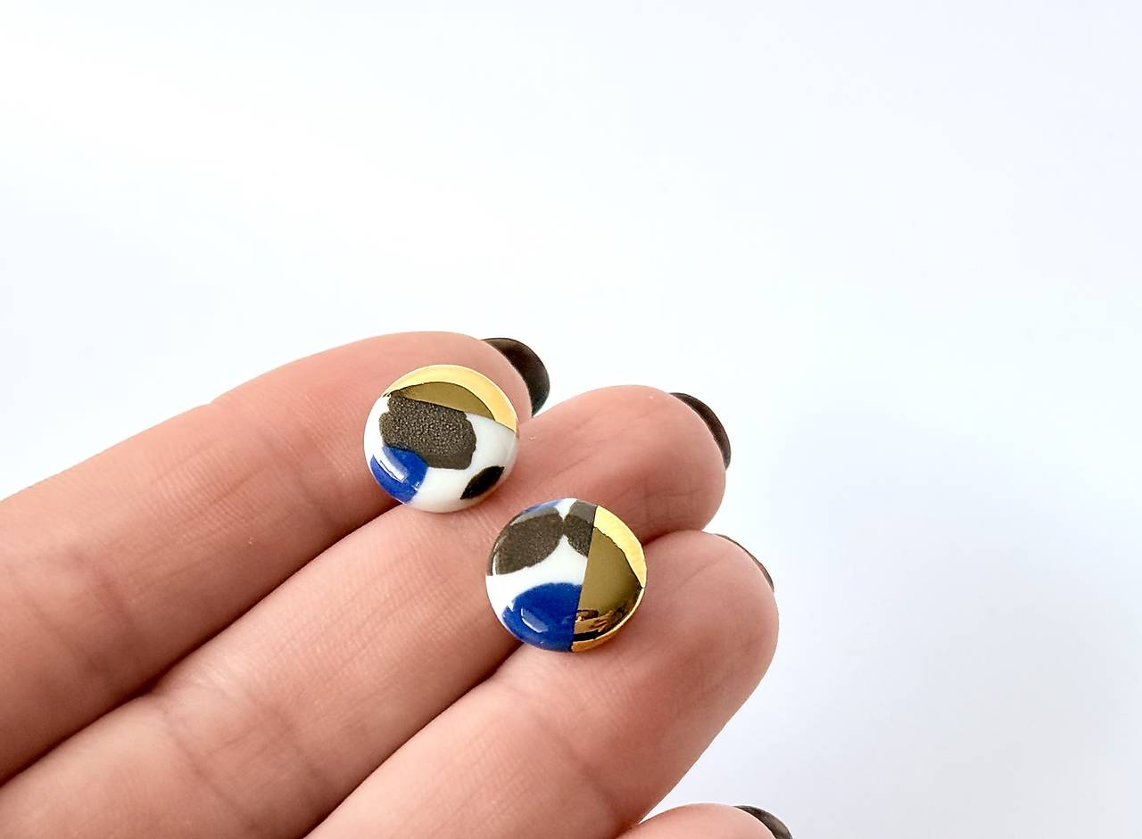 Porcelánové náušnice