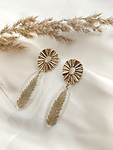 Náušnice - Náušnice Papraď - 17955677_