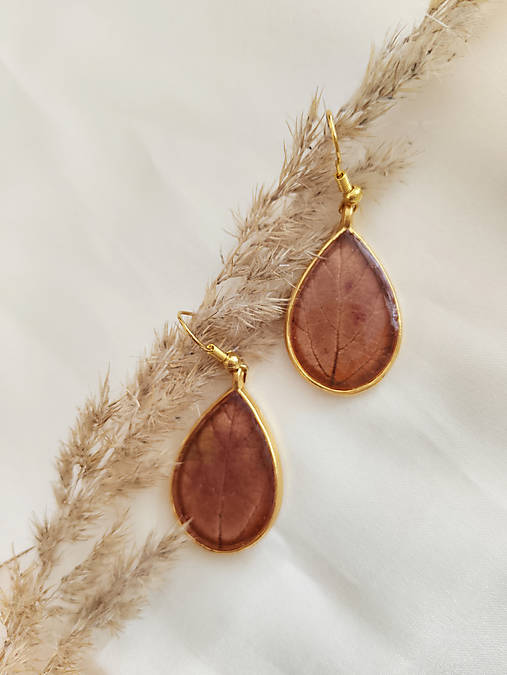 Náušnice - Náušnice Jesenné lístky - 17955634_