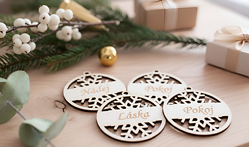 Dekorácie - Vianočné gule - set - 17957794_