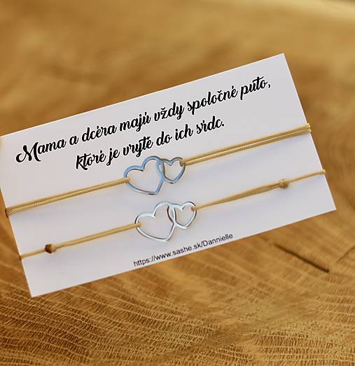 Náramky - Náramky pre mamu a dcéru - 17955499_