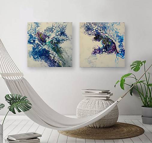 Obrazy - abstrakcia HQQ-XI-I-II - 17957499_