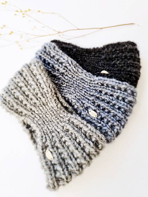 Čiapky, čelenky, klobúky - Ručne pletená čelenka - Alpaca II. - 17956989_