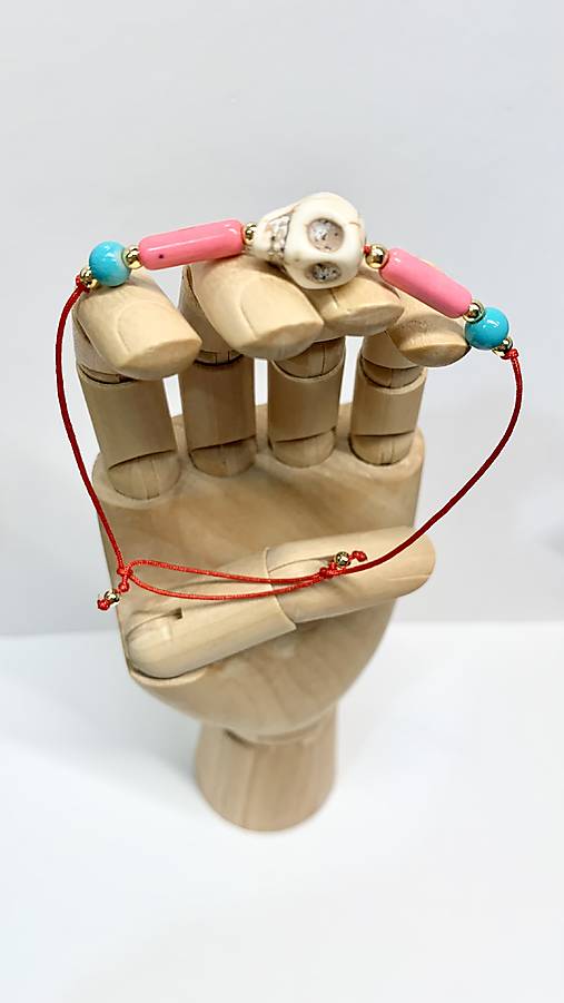 Náramky - náramok s lebkou - 17956317_