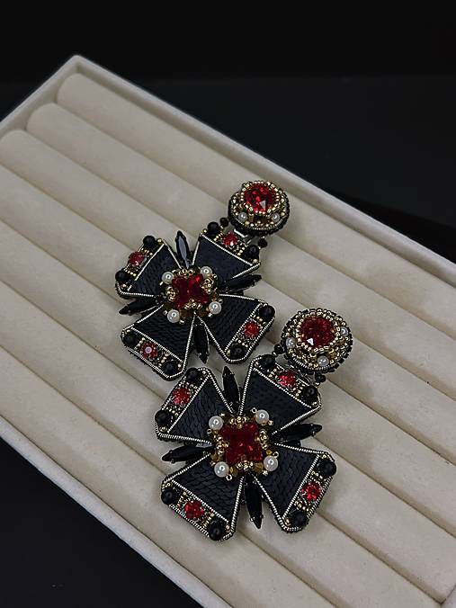 Náušnice - náušnice kríže - 17957831_