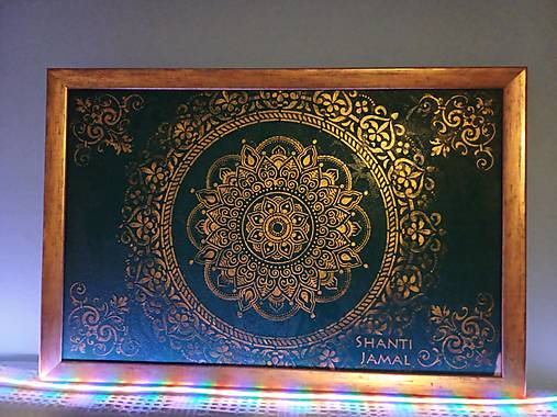 Obrazy - Mandala Pokoj a hojnosť - 17957288_