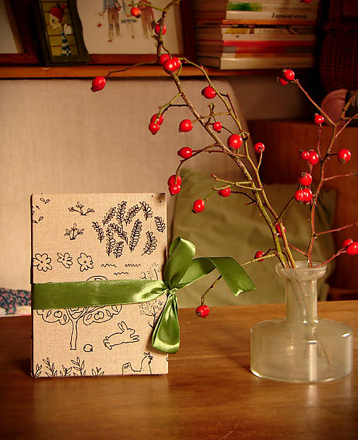 Papiernictvo - Leporelo album: "záhradný" - 17959808_